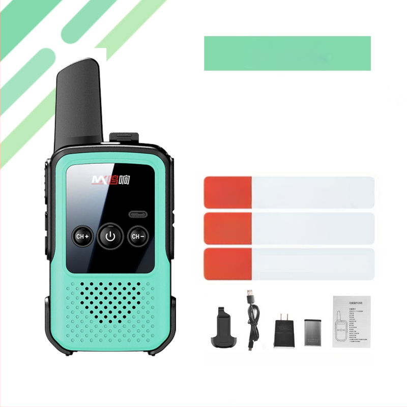 Kézi Walkie-Talkie – Mini, hosszú hatótávolság 5–10 km, 400–470 MHz, 16 csatorna, kimeneti teljesítmény 5 W