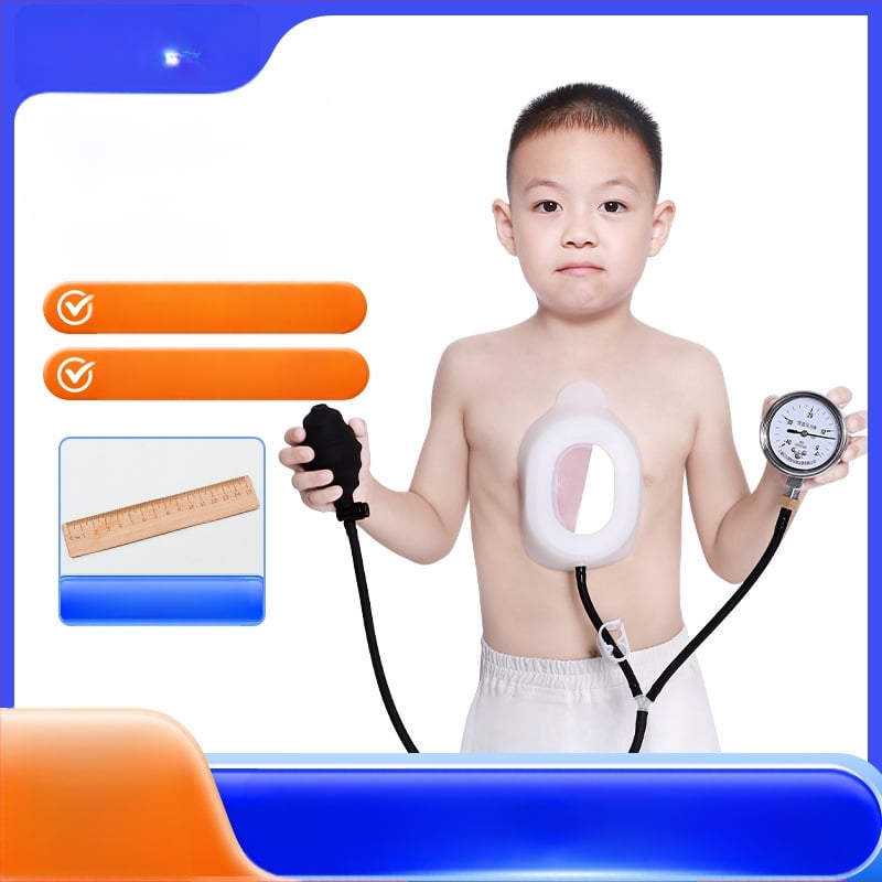 Коректор за фуниеобразен гръден кош с вакуумна чашка — силиконово тяло, модел YKS-4031, марка Medium