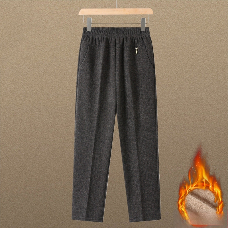 Női téli meleg nadrág, magas derékkal, egyenes és széles szárú, 2025