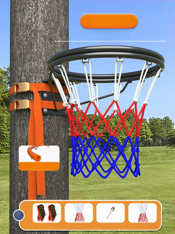 Suport pentru coș de baschet cu panou, oțel inoxidabil, montaj snap-on, portabil pentru uz rezidențial și parcuri