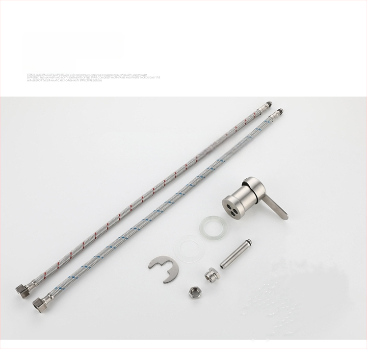 Кран за маса за шампоан – електрически смесител за гореща и студена вода, 304 неръждаема стомана, модел 10578811, единичен дизайн, CE сертифициран