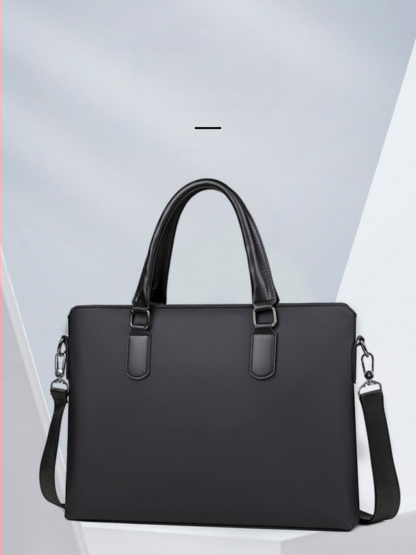 Επαγγελματική τσάντα εγγράφων με αδιάβροχο υλικό 900D φιλμ, επένδυση πολυεστέρα, ιμάντας crossbody, μονόχρωμο σχέδιο, Χειμώνας 2024, A Mountain