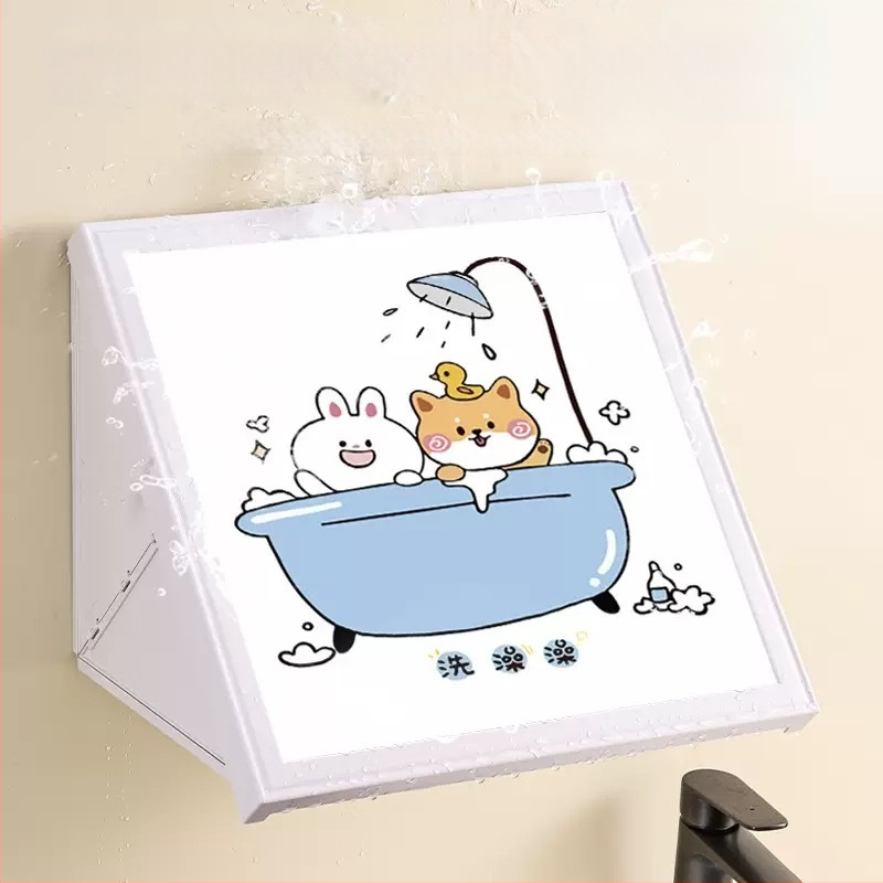 Raft de depozitare pentru baie - impermeabil, pliabil, 1 nivel, din plastic, încărcare 1–5 kg