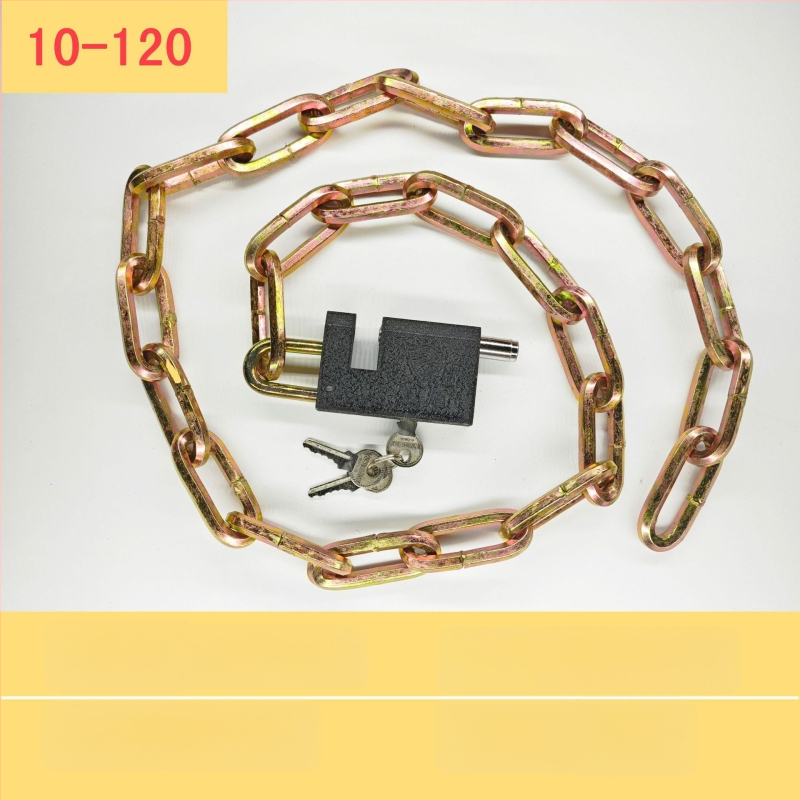 Chain lock — galvanizált vaslánc raktárajtókhoz, motorkerékpárokhoz és kerékpárokhoz; lopás elleni, betörés elleni védelem, súly 50