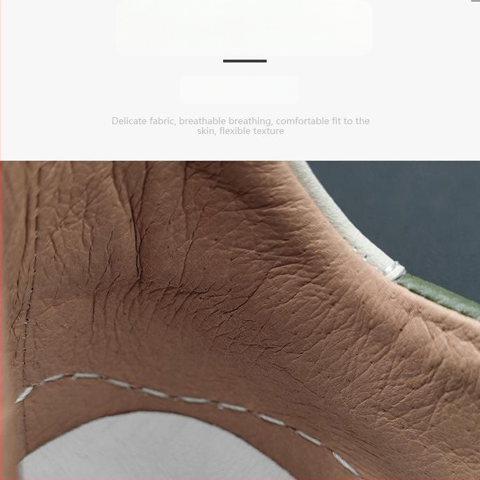 Ανδρικά μοκασίνια από γνήσιο δέρμα, χαμηλό προφίλ, Slip-On, στρογγυλή μύτη, καουτσούκ σόλα