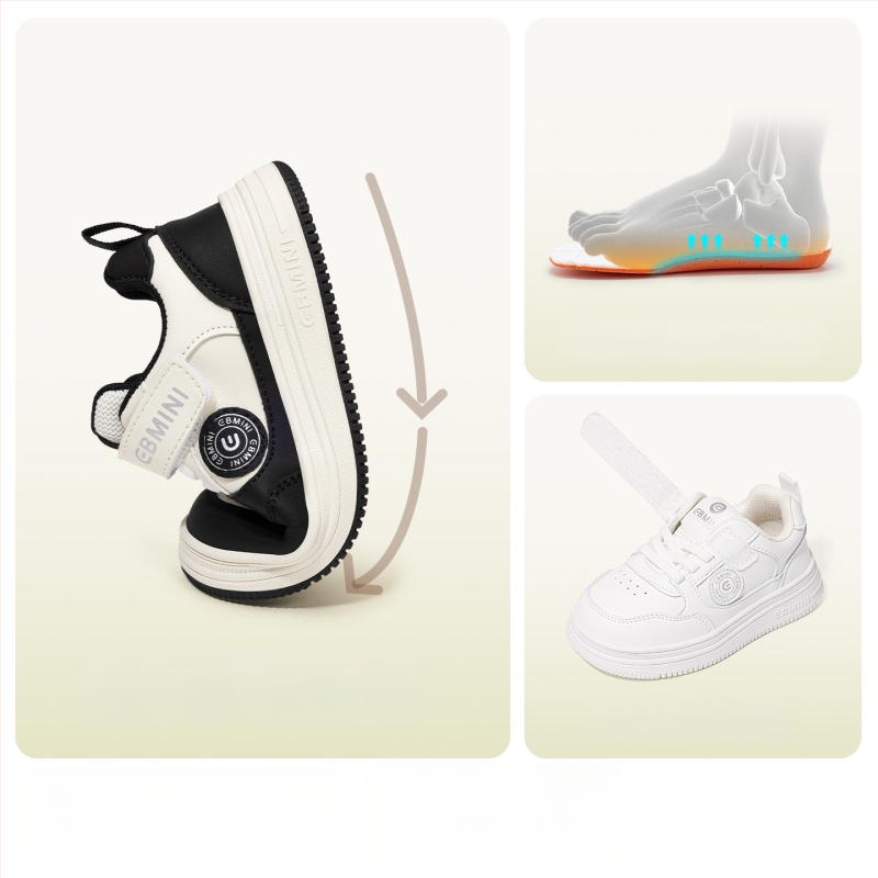 Inbemini gyerekcipő, csúszásmentes gumitalp, szintetikus bőr felsőrész, tépőzár, alacsony felső, tavaszra és őszre