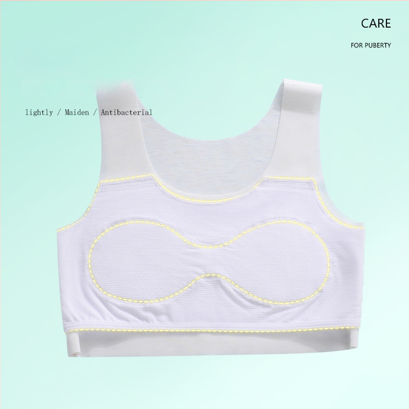 Γιλέκο για κορίτσια – Νάιλον ύφασμα, 1/2 κύπελλο, Λεπτό διαμορφωμένο κύπελλο με σφουγγάρι επένδυση, Σταθεροί διπλοί ιμάνες, Επένδυση από βισκόζη 90–95%