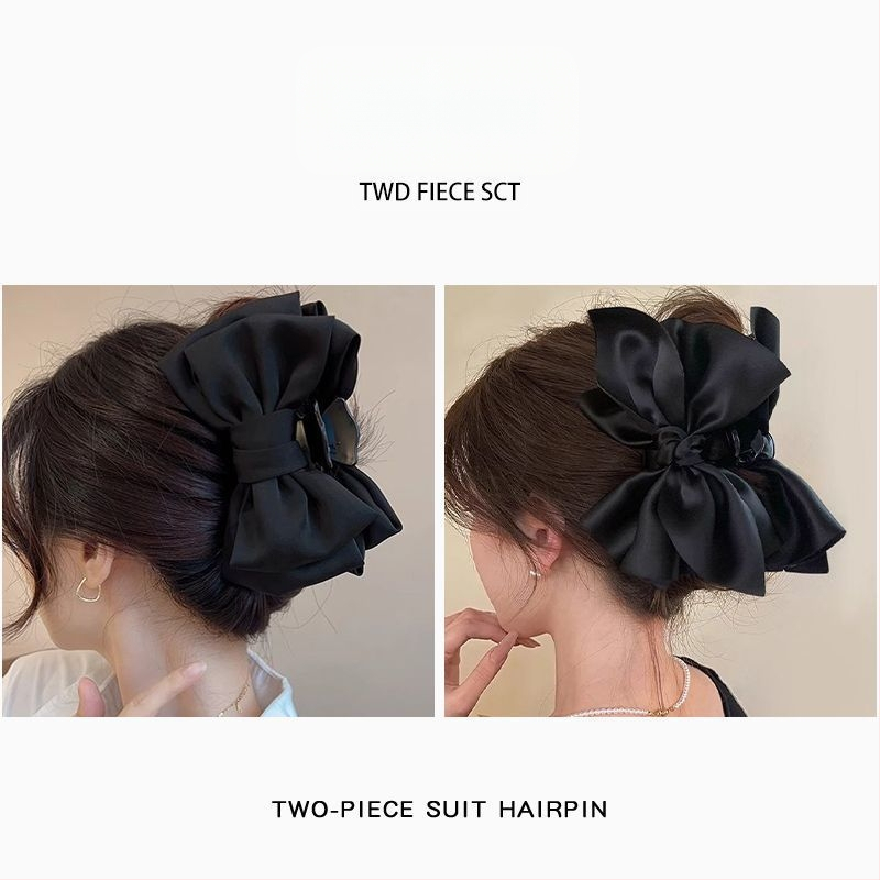 Аксесоар за коса - Grip Clip, Академичен стил, Свеж и сладък стил, 2025 лято