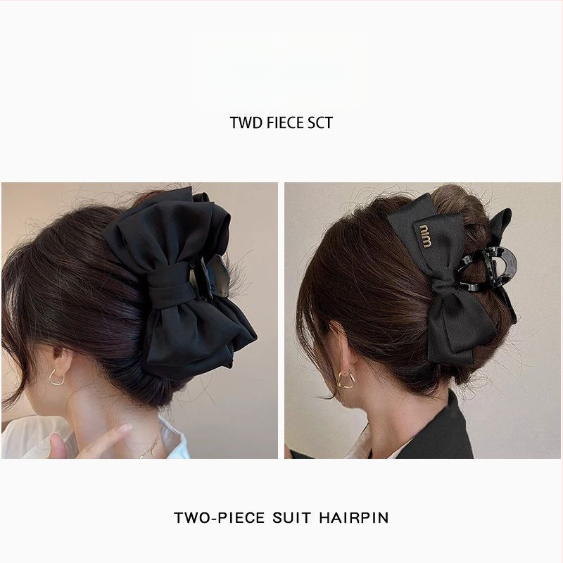 Аксесоар за коса - Grip Clip, Академичен стил, Свеж и сладък стил, 2025 лято