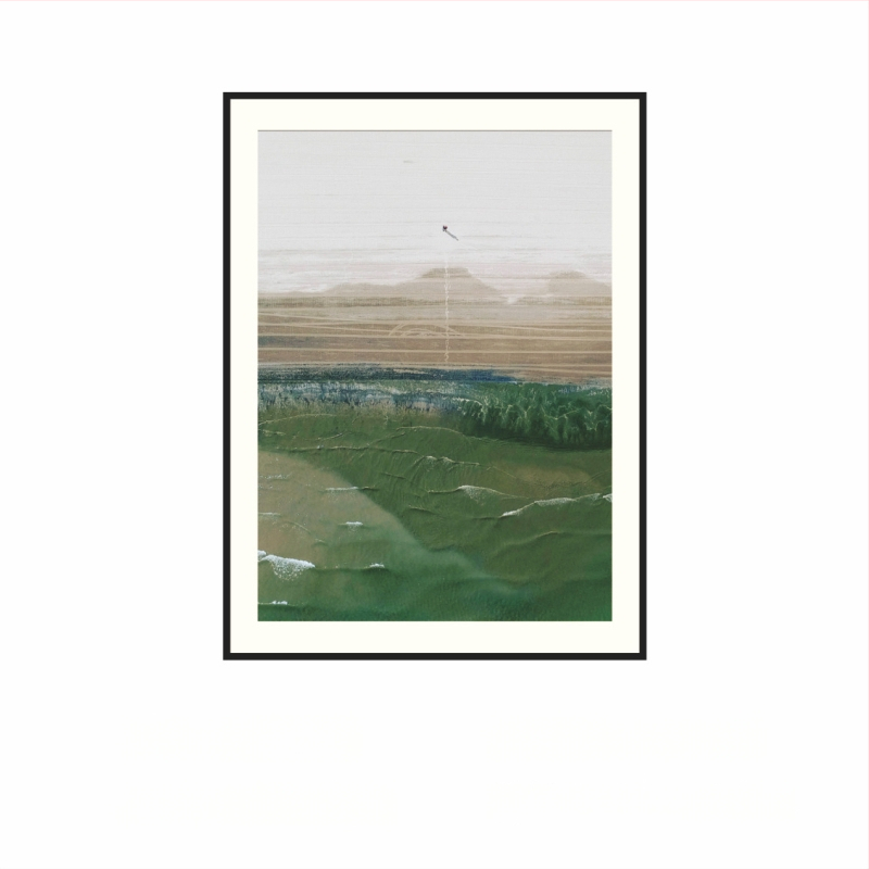 Akril falmatrica lyukak fedésére — dekoratív öntapadós minta geometriai és rajzfilmszerű motívummal, vízálló és olajálló, 1 db