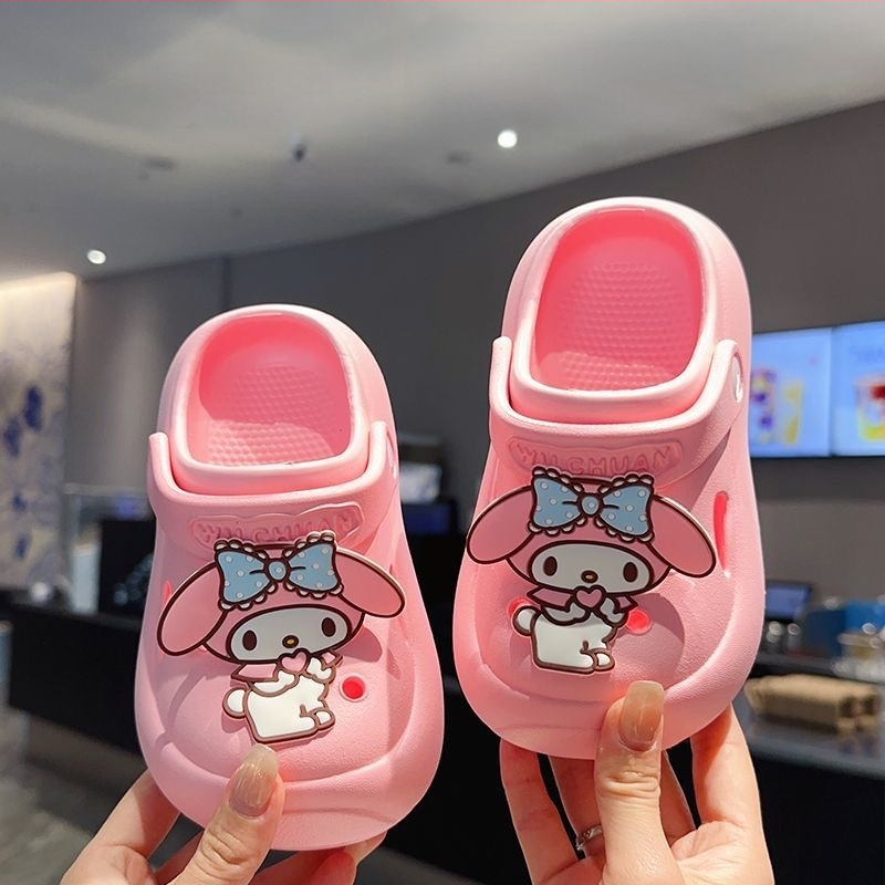 Pantofi slip-on EVA Crocs pentru copii, unisex, Stil Cartoon Paradise, 4–16 ani, vară 2025