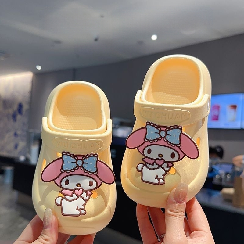 Pantofi slip-on EVA Crocs pentru copii, unisex, Stil Cartoon Paradise, 4–16 ani, vară 2025