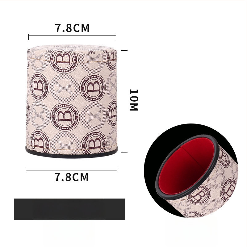 Sensele комплект чаши за зарове от PP пластмаса, с заоблени краища, персонализация налична, 100 броя в кутия