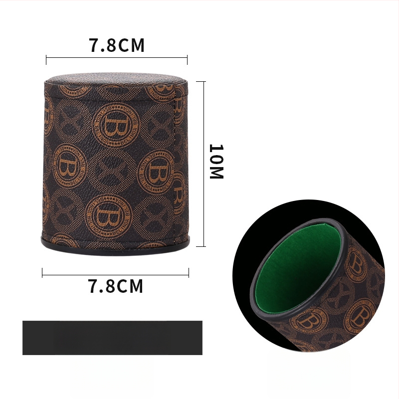 Sensele комплект чаши за зарове от PP пластмаса, с заоблени краища, персонализация налична, 100 броя в кутия