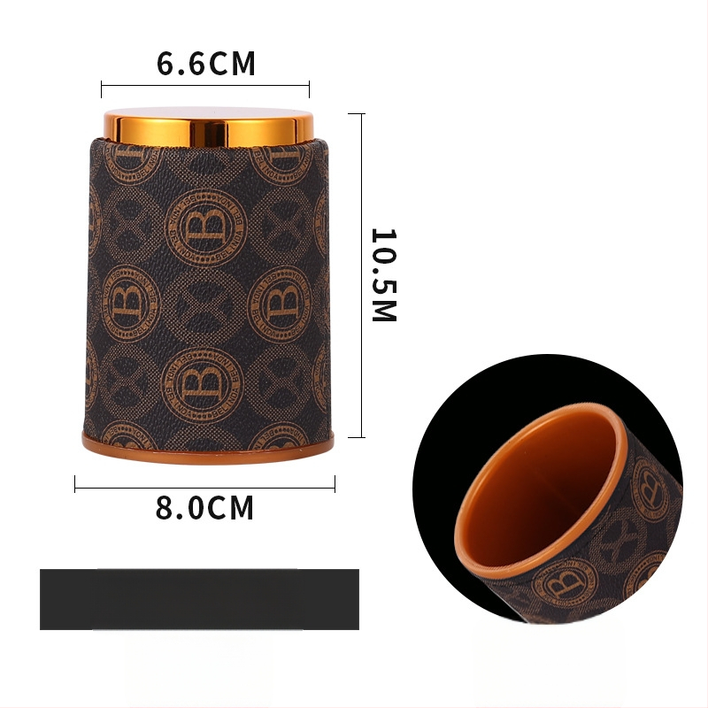 Sensele комплект чаши за зарове от PP пластмаса, с заоблени краища, персонализация налична, 100 броя в кутия