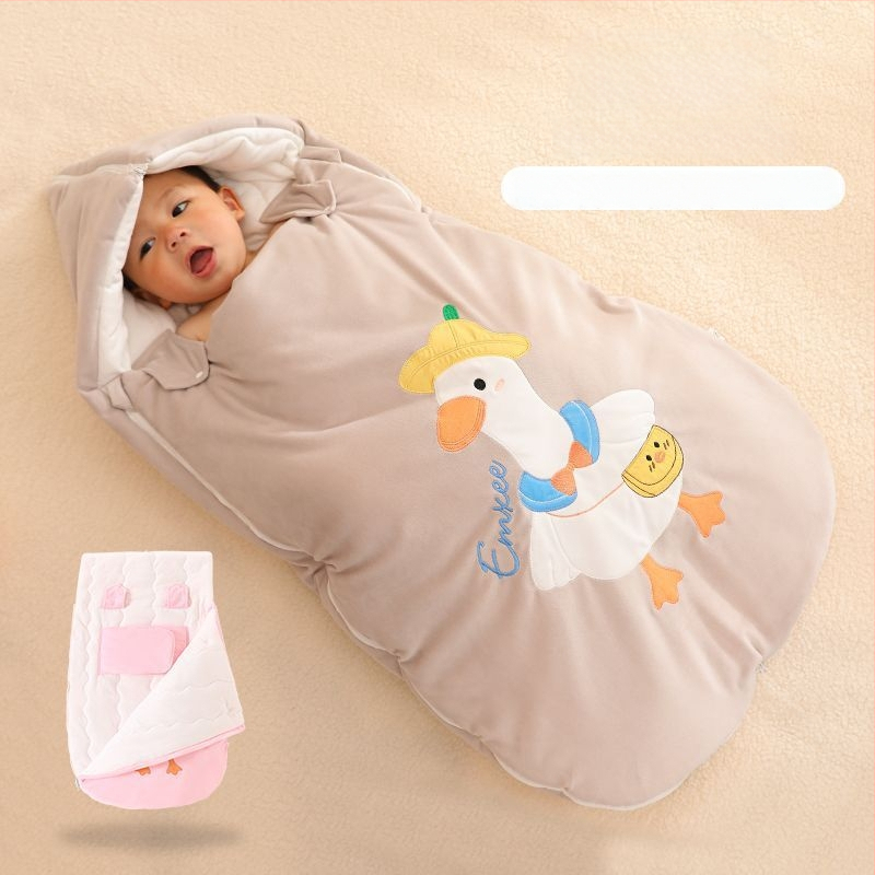 Sac de dormit pentru bebeluși / Pătură anti-kick, 100% bumbac, 3 straturi, Model aaa