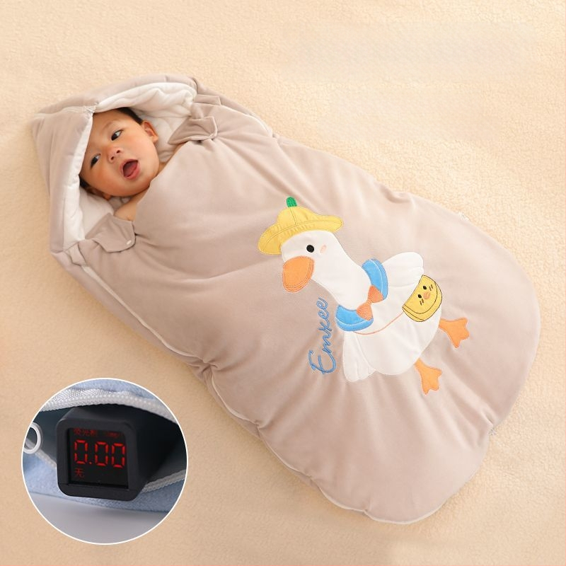 Sac de dormit pentru bebeluși / Pătură anti-kick, 100% bumbac, 3 straturi, Model aaa