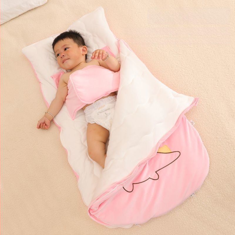 Sac de dormit pentru bebeluși / Pătură anti-kick, 100% bumbac, 3 straturi, Model aaa