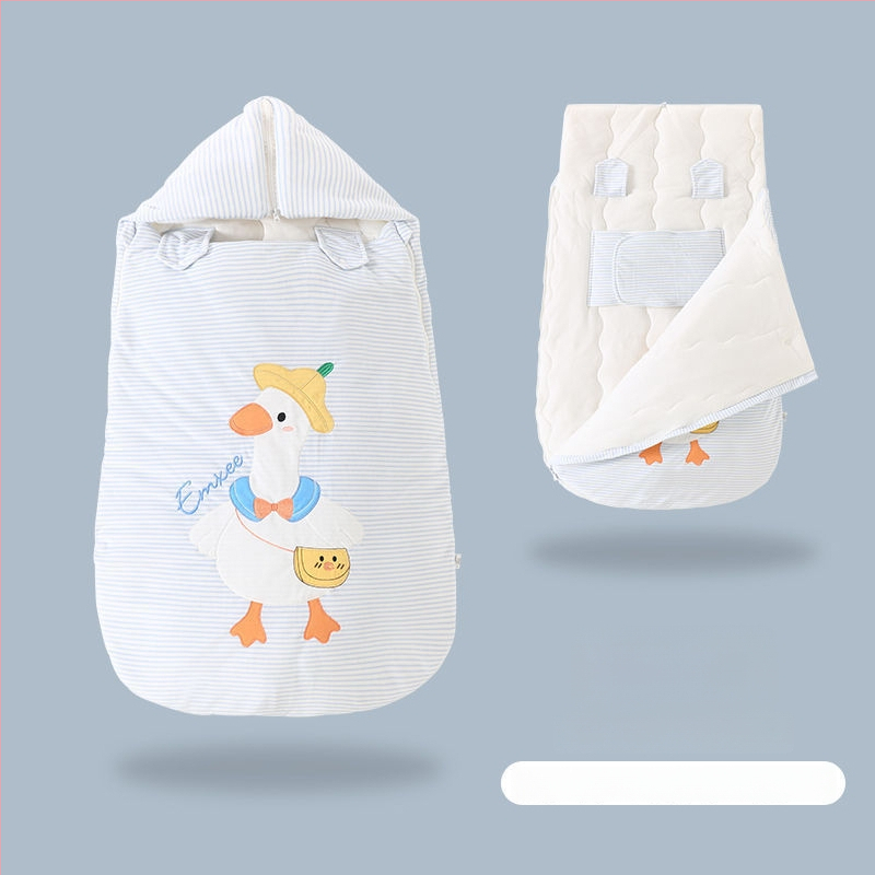 Sac de dormit pentru bebeluși / Pătură anti-kick, 100% bumbac, 3 straturi, Model aaa