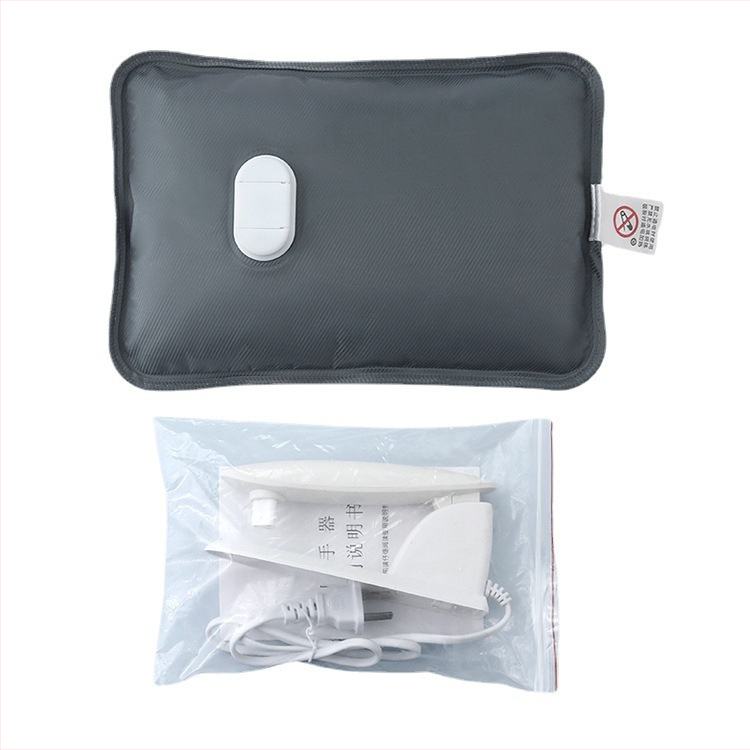 Újratölthető robbanásbiztos melegvíz-palack kézmelegítővel – elektromos fűtés, 220V, 350W, flanel anyag, automatikus kikapcsolás, vállra, nyakra, derékre, hasra, lábakra és kezekre