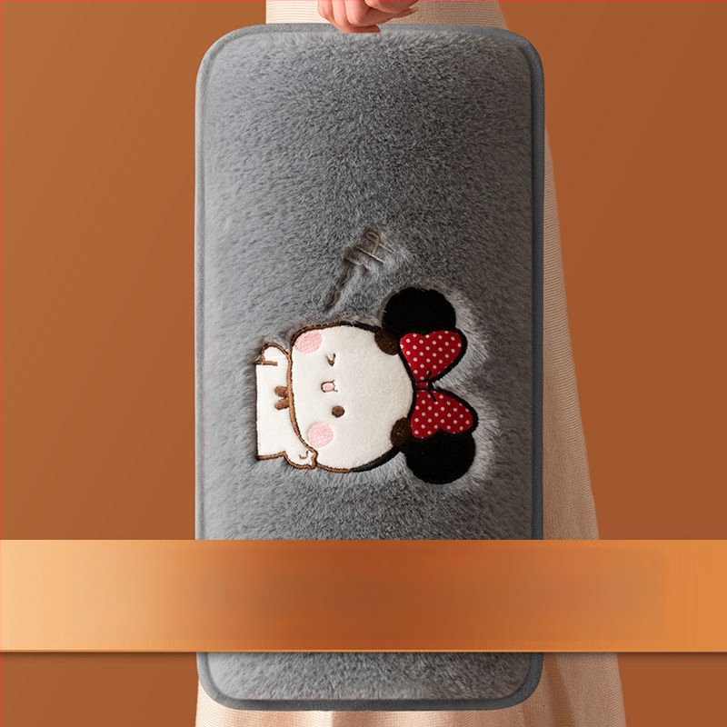 Újratölthető robbanásbiztos melegvíz-palack kézmelegítővel – elektromos fűtés, 220V, 350W, flanel anyag, automatikus kikapcsolás, vállra, nyakra, derékre, hasra, lábakra és kezekre