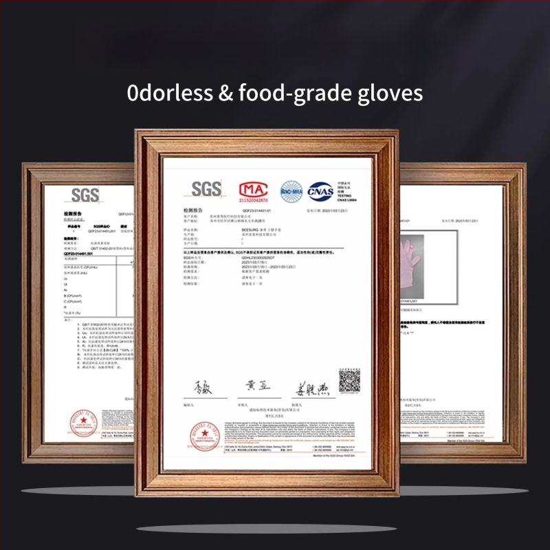 Γάντια κουζίνας από νιτρίλιο, κατάλληλα για τρόφιμα, παχύτερα, αδιάβροχα, για πλύσιμο πιάτων