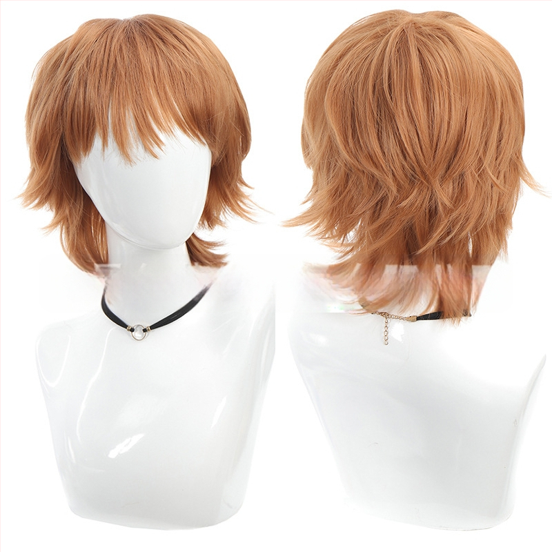 COS paróka szerepjátékhoz – rövid egyenes frufni, hőálló rost, szerepjáték stílus