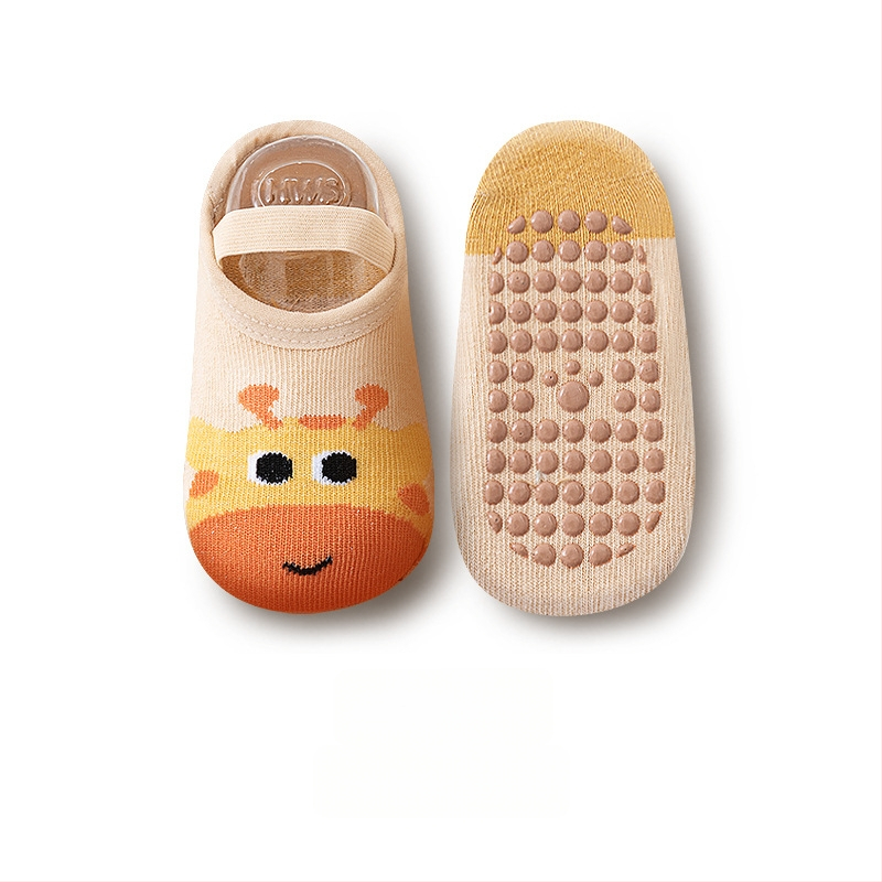 Παιδικές εσωτερικές αντιολισθητικές κάλτσες δαπέδου, 80% βαμβάκι, καρτούν σχέδιο, άνοιξη-καλοκαίρι-φθινόπωρο