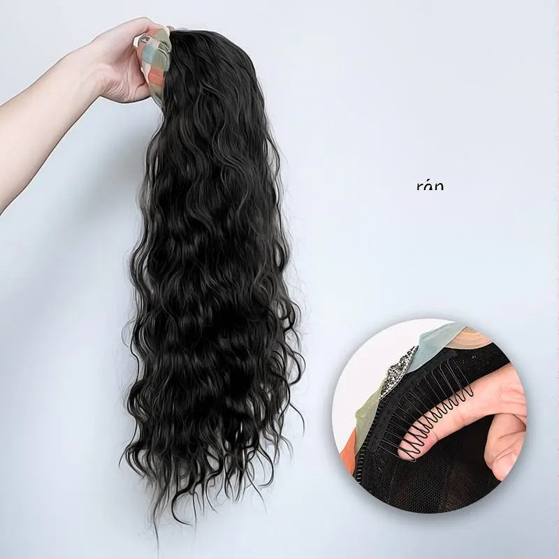 Fejpántos paróka, hosszú egyenes haj, magas koronázat, egy darabból álló félfejfedés, állítható frufni (egyenes vagy ferde), AT358 AT381 modellek, hőálló szál, természetes megjelenés