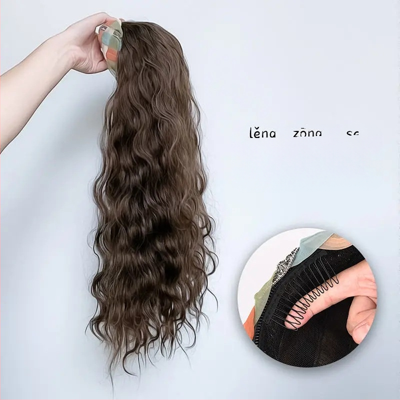 Fejpántos paróka, hosszú egyenes haj, magas koronázat, egy darabból álló félfejfedés, állítható frufni (egyenes vagy ferde), AT358 AT381 modellek, hőálló szál, természetes megjelenés