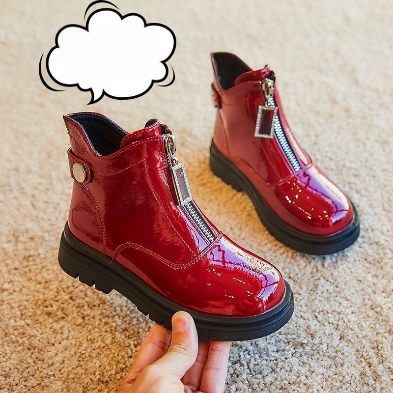 Dievčenské zimné topánky, vrchný materiál mikrovlákno, protišmyková podrážka z prírodného kaučuku, pre vek 1-3 rokov, jeseň 2024