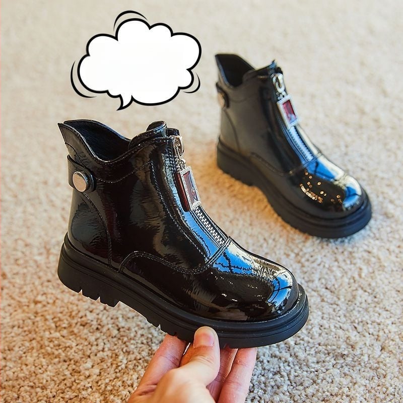 Dievčenské zimné topánky, vrchný materiál mikrovlákno, protišmyková podrážka z prírodného kaučuku, pre vek 1-3 rokov, jeseň 2024