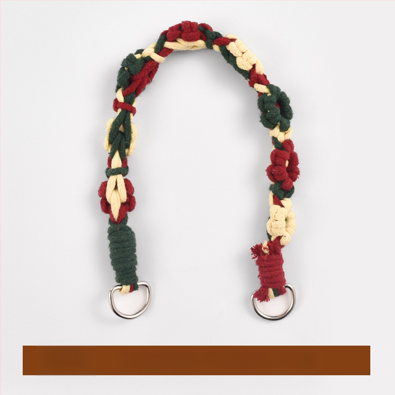 DIY Σετ λουριού σκύλου – χειροποίητο υφαντό, βαμβάκι, καθολική χρήση, χριστουγεννιάτικο θέμα, στυλ ανάπαυσης