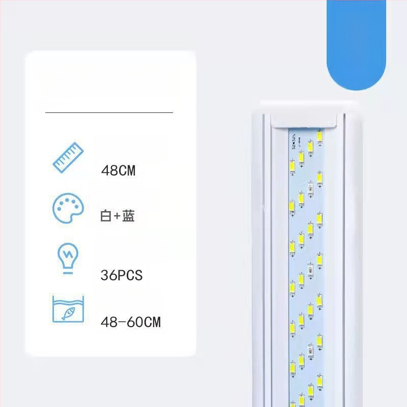 Αδιάβροχη LED λάμπα ενυδρείου με βάση — εξοικονόμηση ενέργειας, επαγγελματικού επιπέδου φωτισμός για διαμόρφωση και ενυδρεία