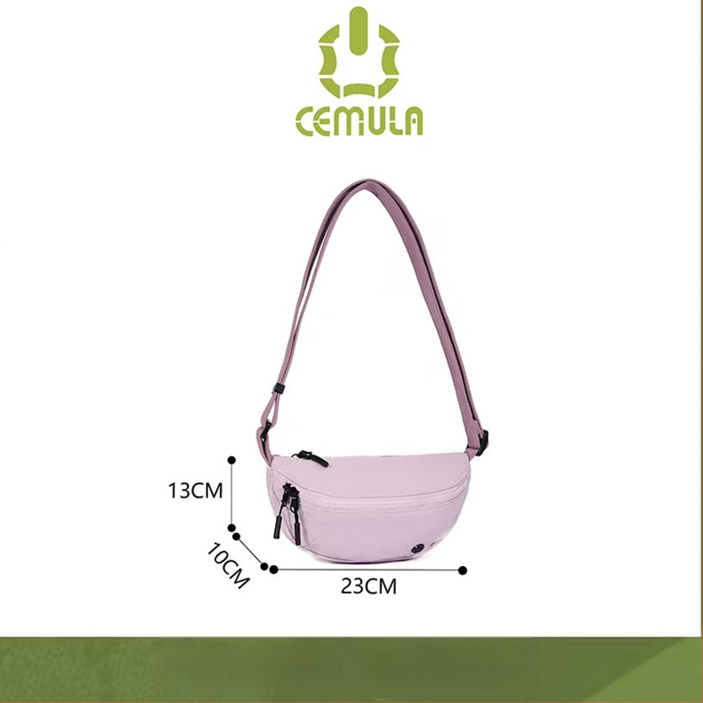 Geantă de sport, crossbody din nylon, unisex, pentru activități în aer liber, lansare primăvara 2025, căptușeală poliester.