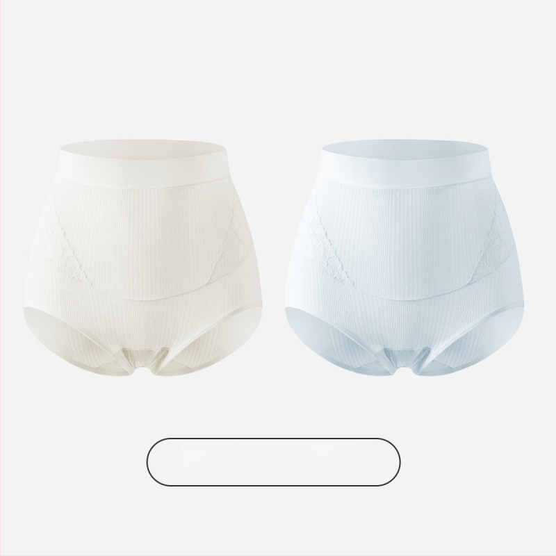 Slip matern cu talie înaltă pentru susținerea burții, antibacterian, fără cusături, din Modal