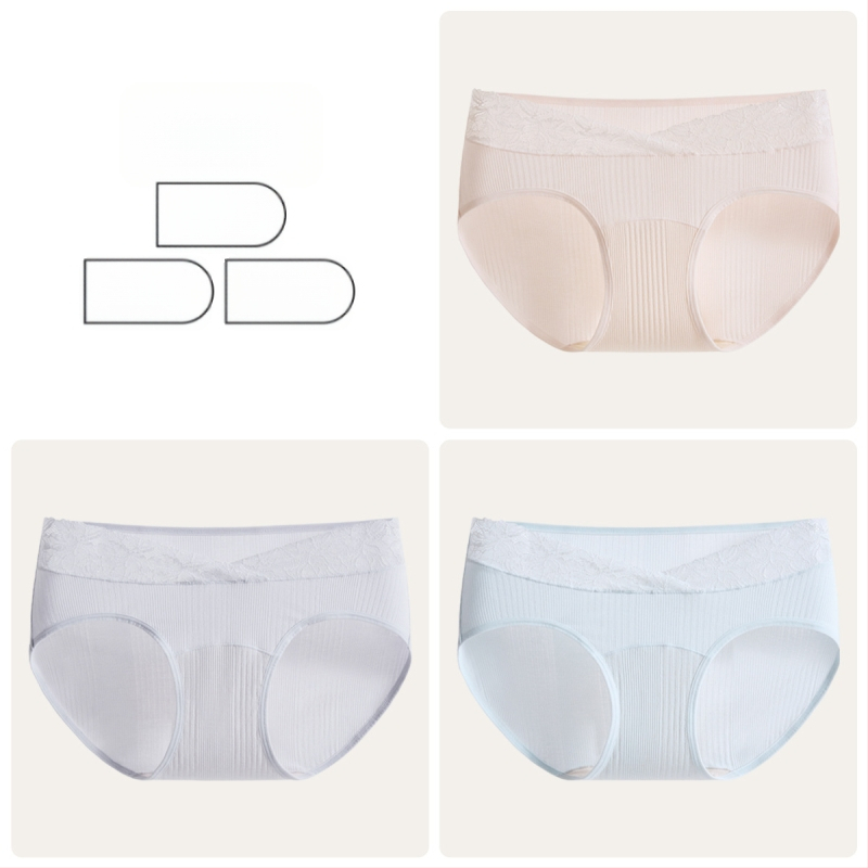 Slip matern cu talie înaltă pentru susținerea burții, antibacterian, fără cusături, din Modal