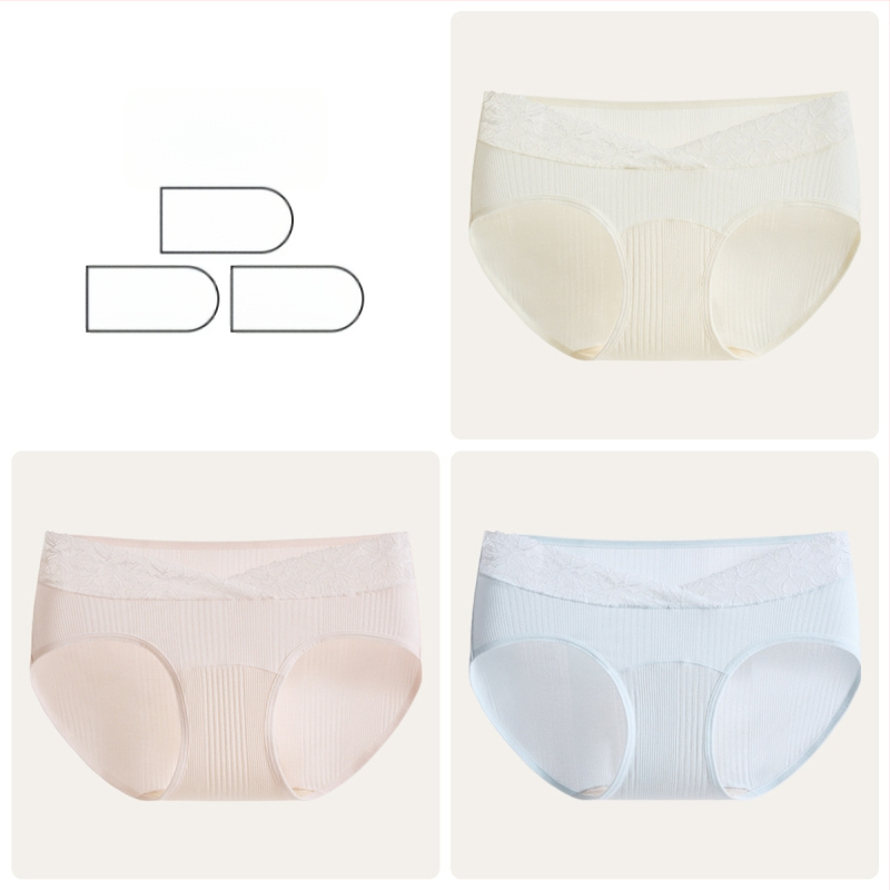 Slip matern cu talie înaltă pentru susținerea burții, antibacterian, fără cusături, din Modal