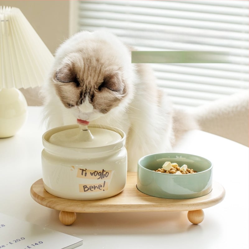 Керамичен автоматичен диспенсър за вода за котки, марка Star ceramics, принадлежности за домашни любимци