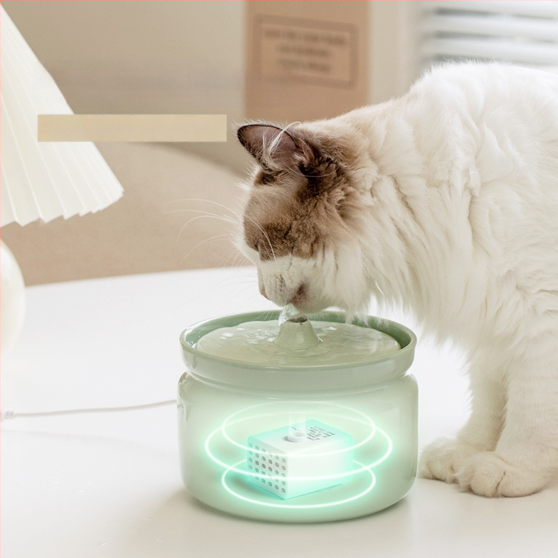 Керамичен автоматичен диспенсър за вода за котки, марка Star ceramics, принадлежности за домашни любимци