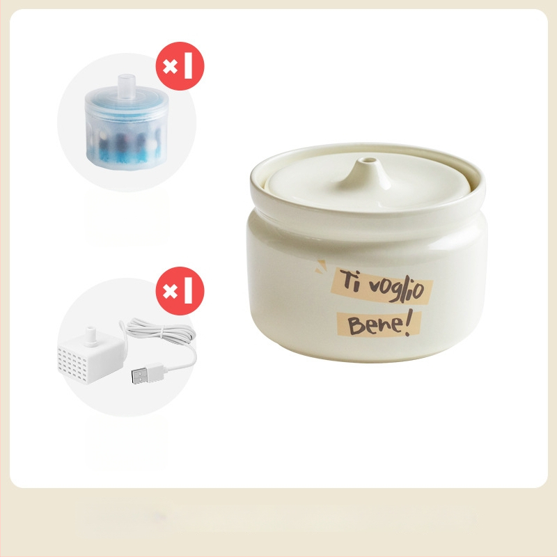 Керамичен автоматичен диспенсър за вода за котки, марка Star ceramics, принадлежности за домашни любимци