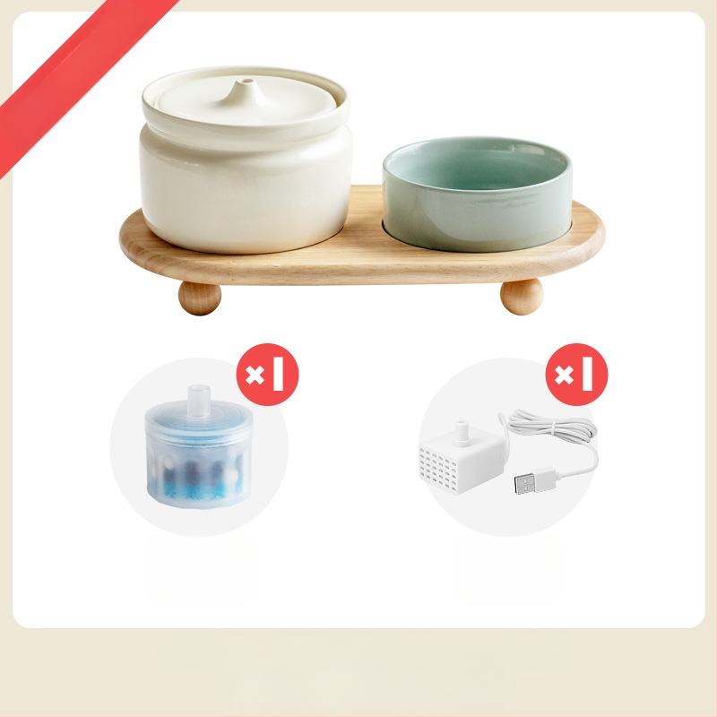 Керамичен автоматичен диспенсър за вода за котки, марка Star ceramics, принадлежности за домашни любимци