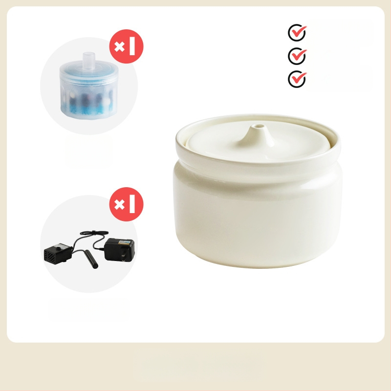 Керамичен автоматичен диспенсър за вода за котки, марка Star ceramics, принадлежности за домашни любимци