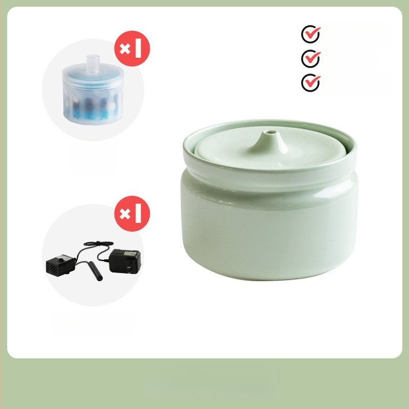 Керамичен автоматичен диспенсър за вода за котки, марка Star ceramics, принадлежности за домашни любимци