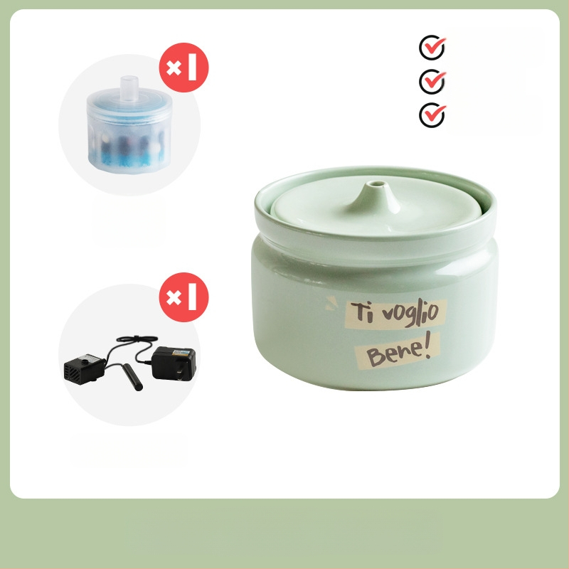 Керамичен автоматичен диспенсър за вода за котки, марка Star ceramics, принадлежности за домашни любимци