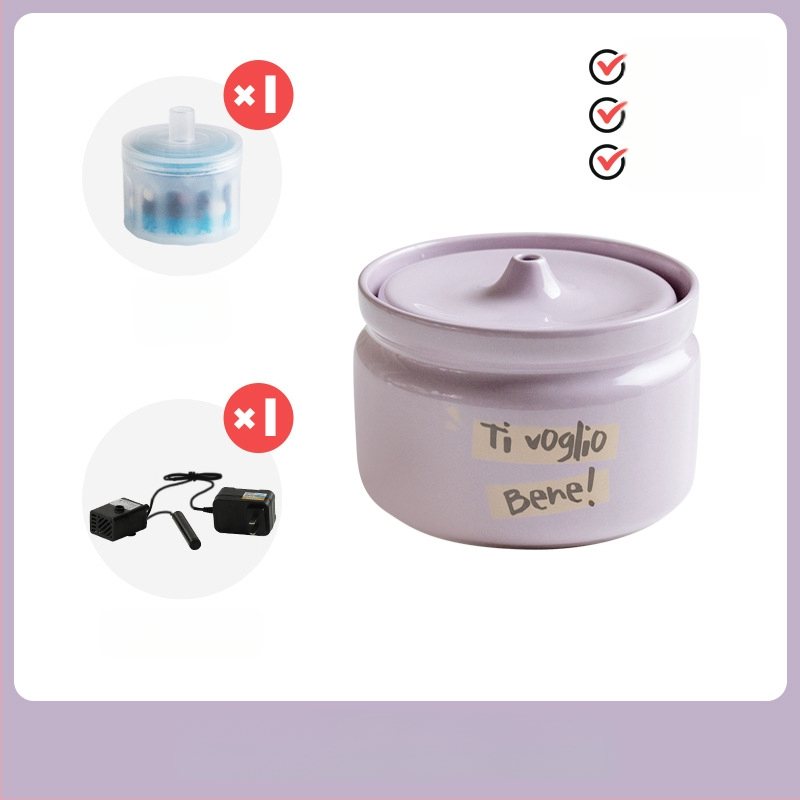 Керамичен автоматичен диспенсър за вода за котки, марка Star ceramics, принадлежности за домашни любимци