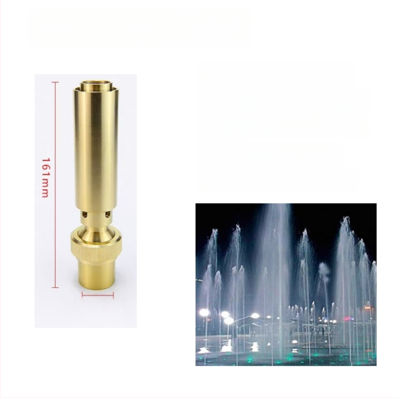 Фонтанна форсунка - изцяло медна, нефритова колона, за озеленяване на басейни, марка Dingxuan