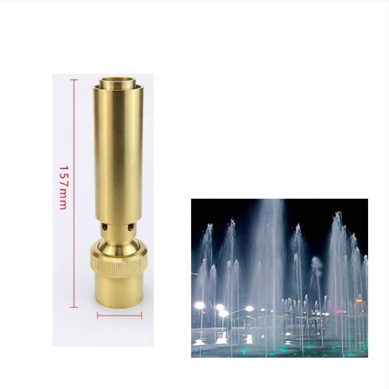 Фонтанна форсунка - изцяло медна, нефритова колона, за озеленяване на басейни, марка Dingxuan