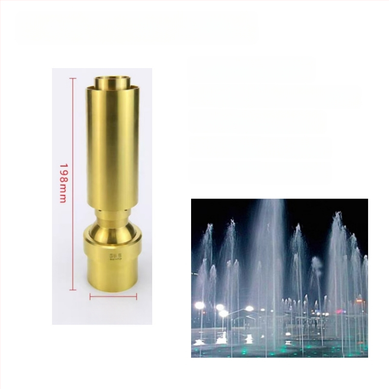 Фонтанна форсунка - изцяло медна, нефритова колона, за озеленяване на басейни, марка Dingxuan