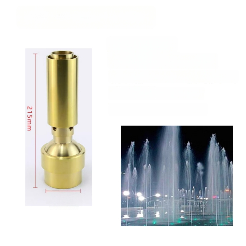 Фонтанна форсунка - изцяло медна, нефритова колона, за озеленяване на басейни, марка Dingxuan